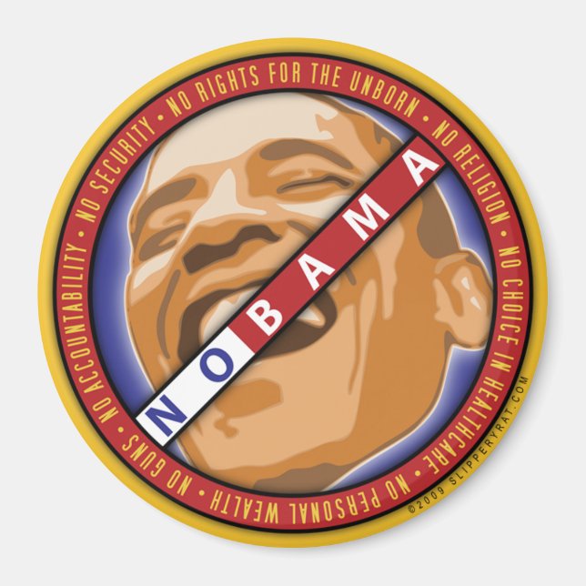 Obama "Nobama" Magnet (Vorne)