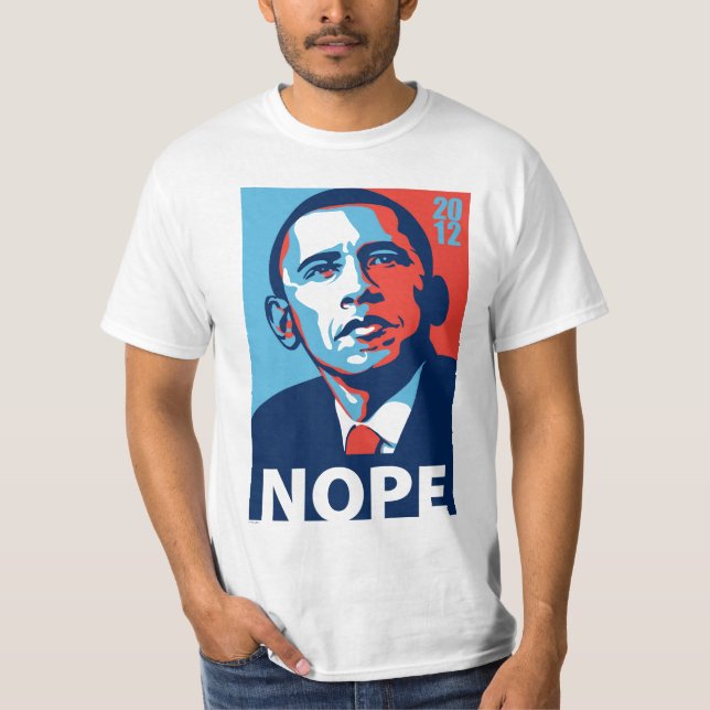 Obama NOPE T-Shirt (Vorderseite)