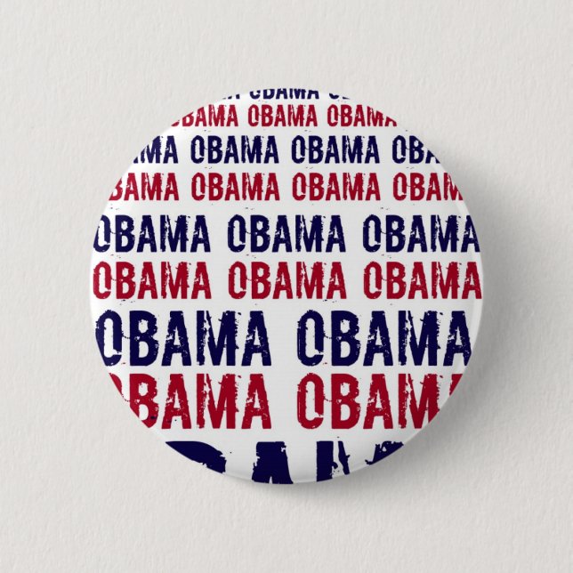 OBAMA OBAMA OBAMA BUTTON (Vorderseite)