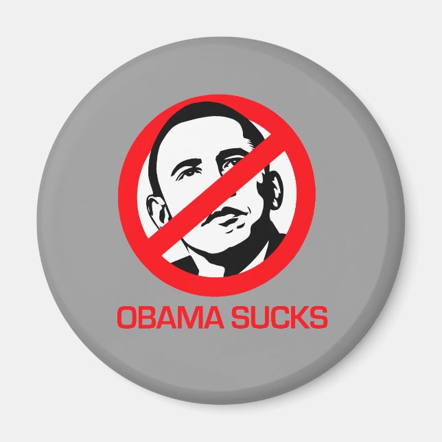 Obama - Obama Sind zum Kotzen Magnet (Vorne)