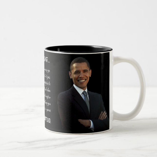 Obama, oui - Inauguration Mug (Droit)