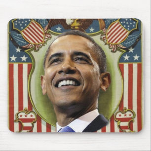 Obama patriotisches Mousepad