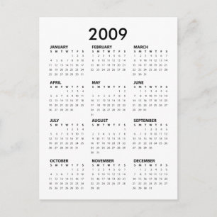 Obama Pocket Calendar - In Lincoln Bibel schwören Postkarte