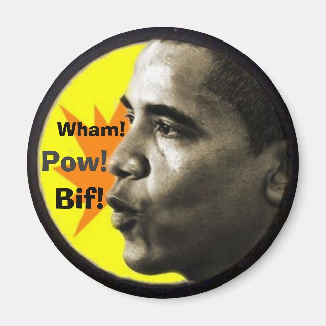 Obama Pop Art Magnet (Vorne)
