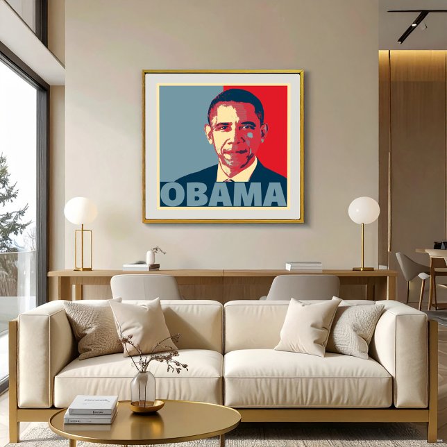 OBAMA POP ART POSTER (Von Creator hochgeladen)