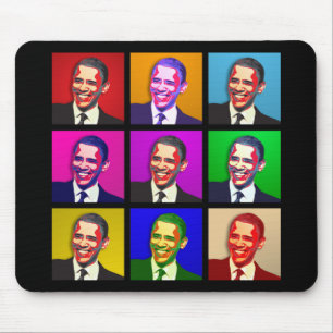 Obama Pop-Art-Stil Mousepad
