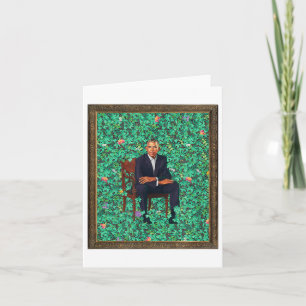 Obama Portrait T-Shirt Karte