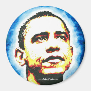 Obama-Porträt-Magnet-Logo Magnet