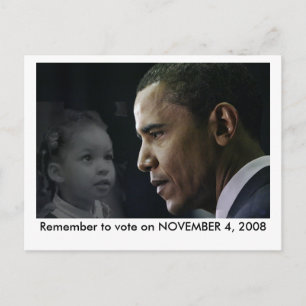 Obama Postcard - Ashley Postkarte