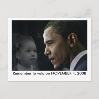 Obama Postcard - Ashley Postkarte