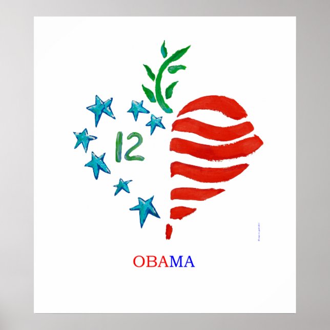 Obama-Poster 2012 Poster (Vorne)