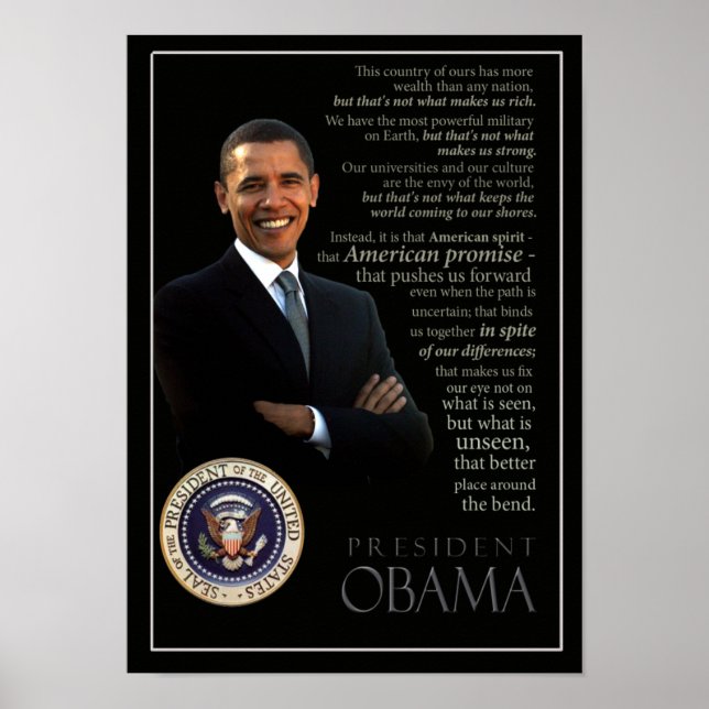 Obama-Poster Poster (Vorne)
