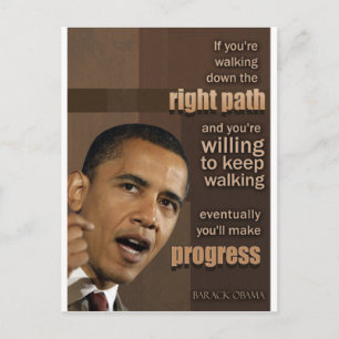 Obama Postkarte