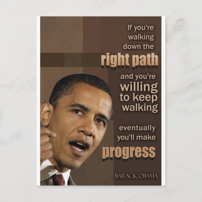 Obama Postkarte (Vorderseite)