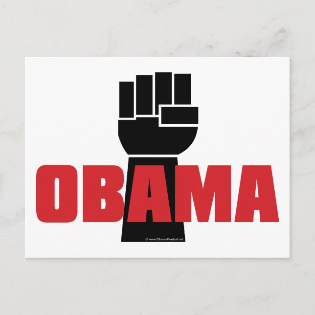 Obama! Postkarte (Vorderseite)