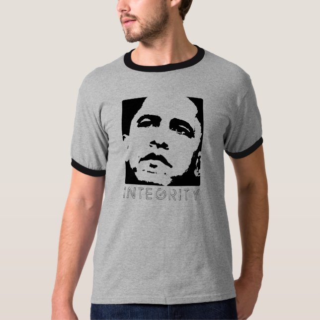 Obama pour le T-shirt d'intégrité (Devant)