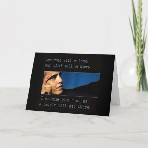 Obama Quote Karte