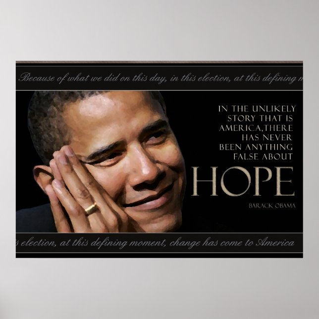 Obama Quote Poster (Vorne)