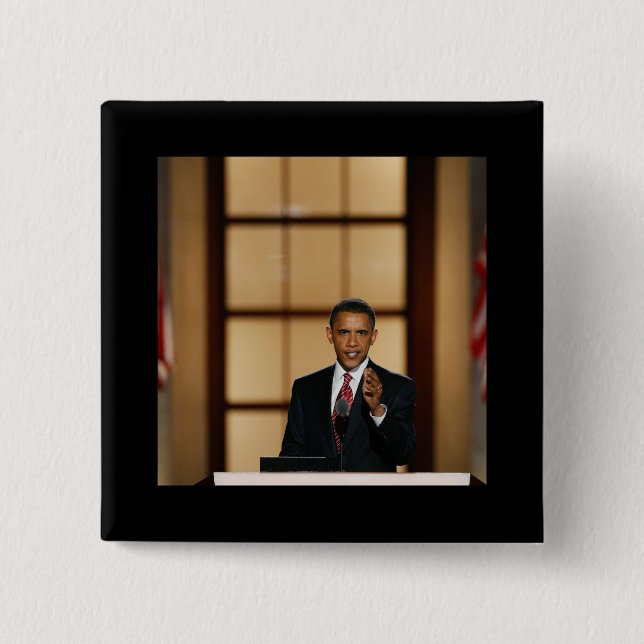 Obama-Rede Button (Vorderseite)