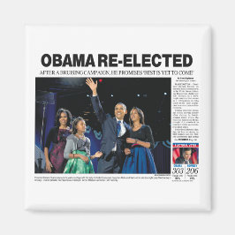 Obama réélit le aimant