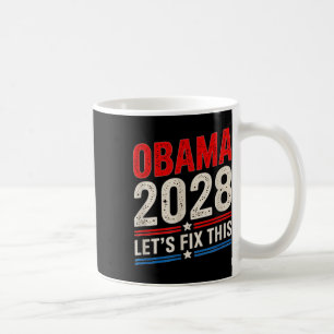 Obama Retro Vintag Patriotic 2028 politische Prote Kaffeetasse