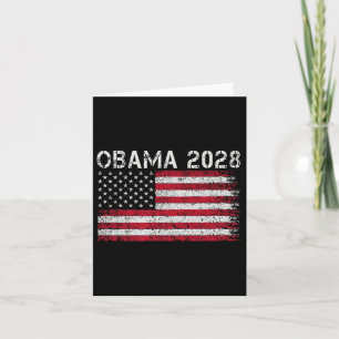 Obama Retro Vintage US-Flagge Patriotisch 2028 Pol Karte