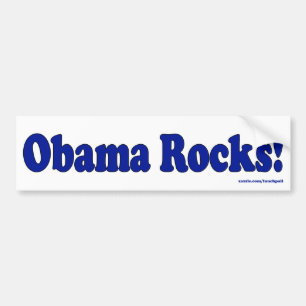 Obama schaukelt Autoaufkleber
