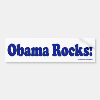 Obama schaukelt Autoaufkleber