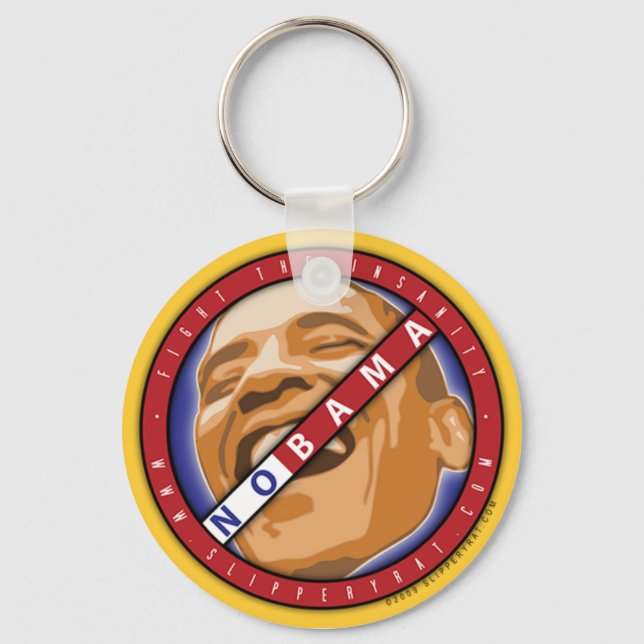 Obama-Schlüsselanhänger "Nobama" Schlüsselanhänger (Vorderseite)
