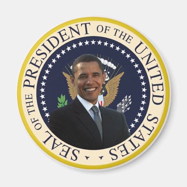 Obama-Siegel Magnet (Vorne)