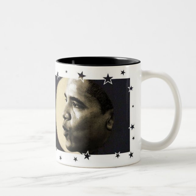 Obama Silvertone Tasse (Rechts)