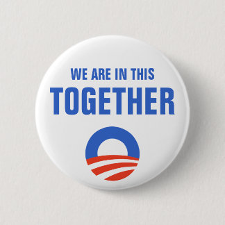 Obama sind wir diesbezüglich knöpfen zusammen button