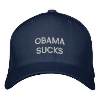 OBAMA SIND ZUM KOTZEN bestickten Hut