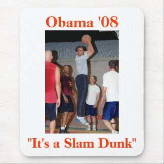 Obama-Slam Dunk Mousepad