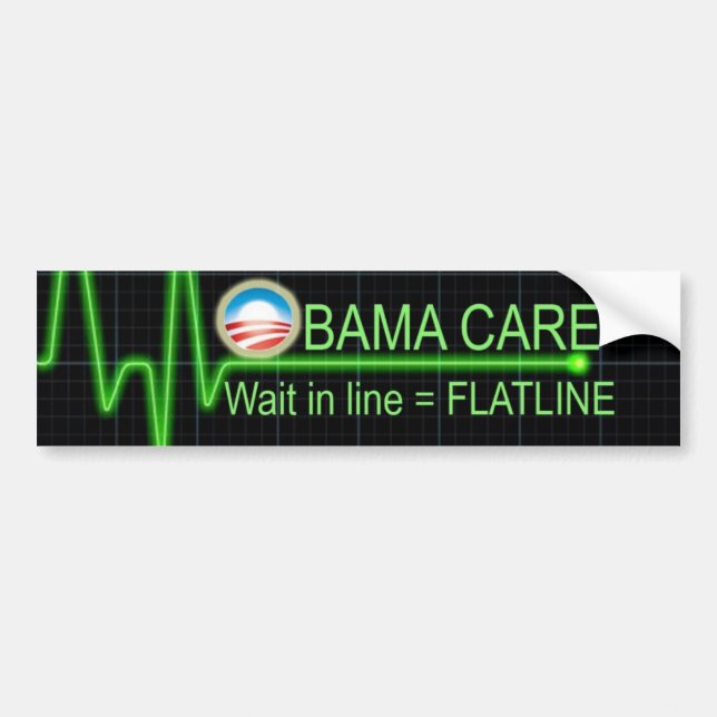 Obama-Sorgfalt Autoaufkleber (Vorne)