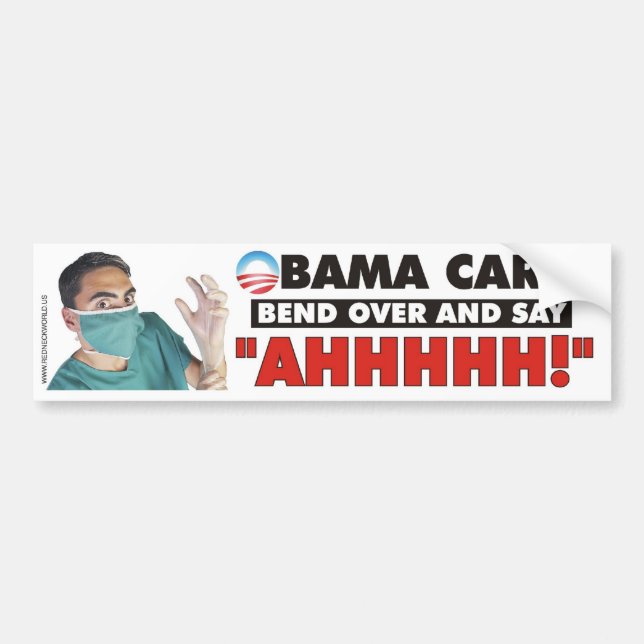 Obama-Sorgfalt - verbiegen Sie vorbei und sagen Autoaufkleber (Vorne)