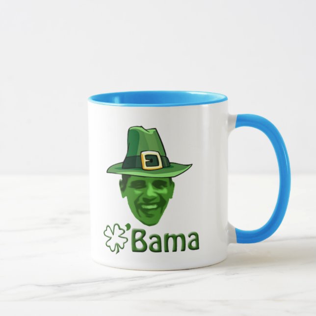 Obama St Patricks Day Tasse (Rechts)