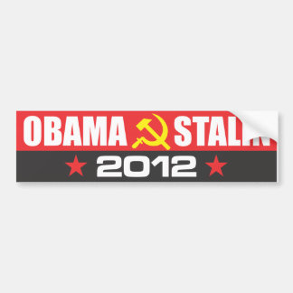 OBAMA - STALIN 2012 AUTOAUFKLEBER