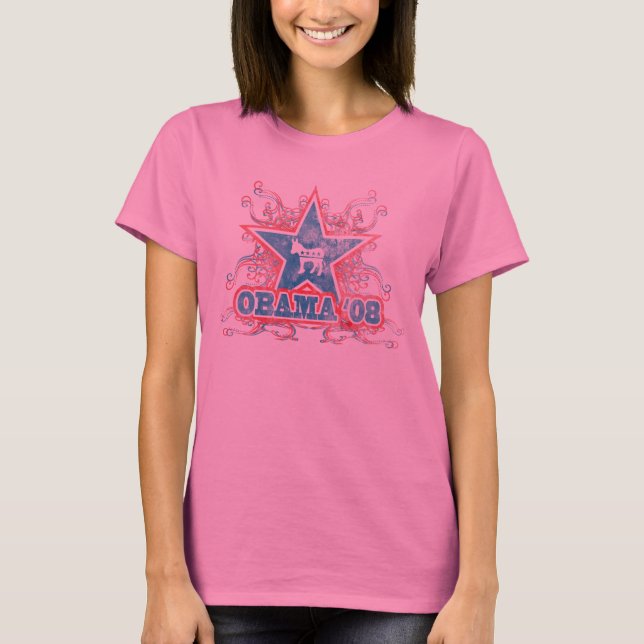 Obama-Stern '08 T-Shirt (Vorderseite)