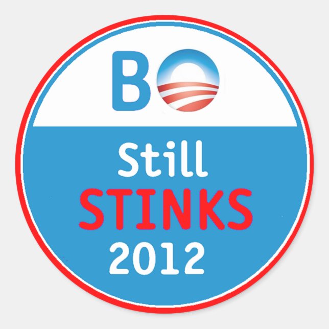 Obama stinkt Sticker (Vorderseite)
