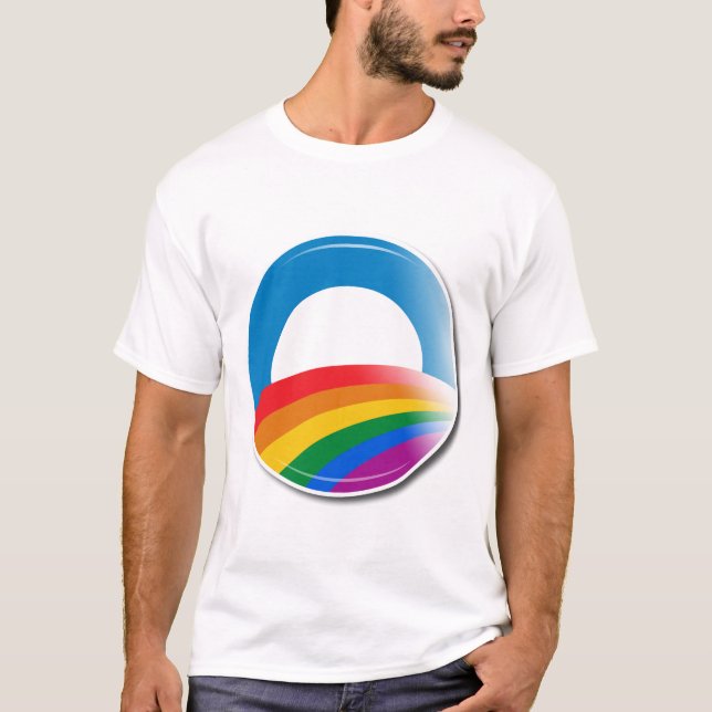 Obama-Stolz-Knopf T-Shirt (Vorderseite)