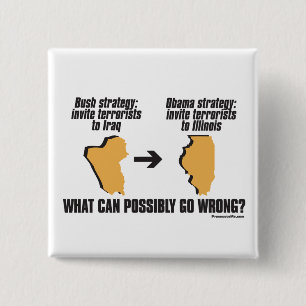Obama-Strategie - der Irak - > Illinois Button