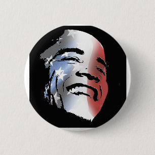 Obama StStripe 3black Button