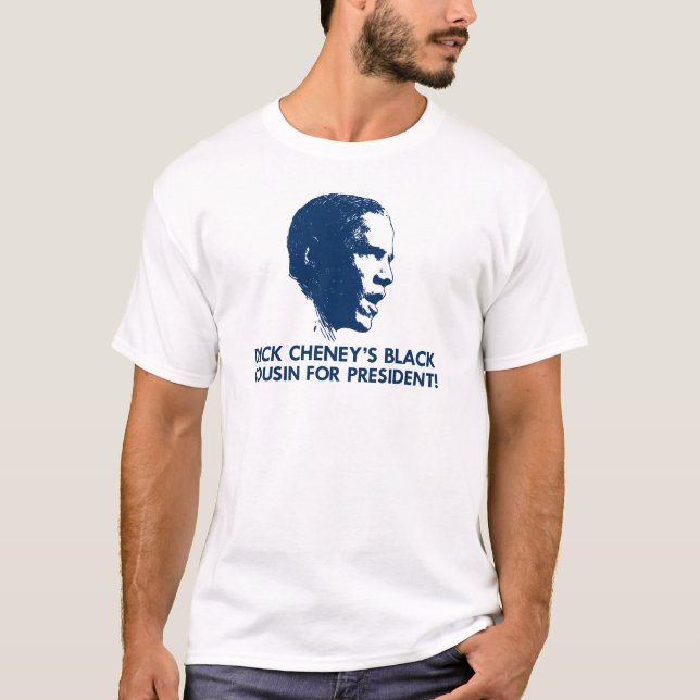 Obama - T-shirt de Cheney (Devant)