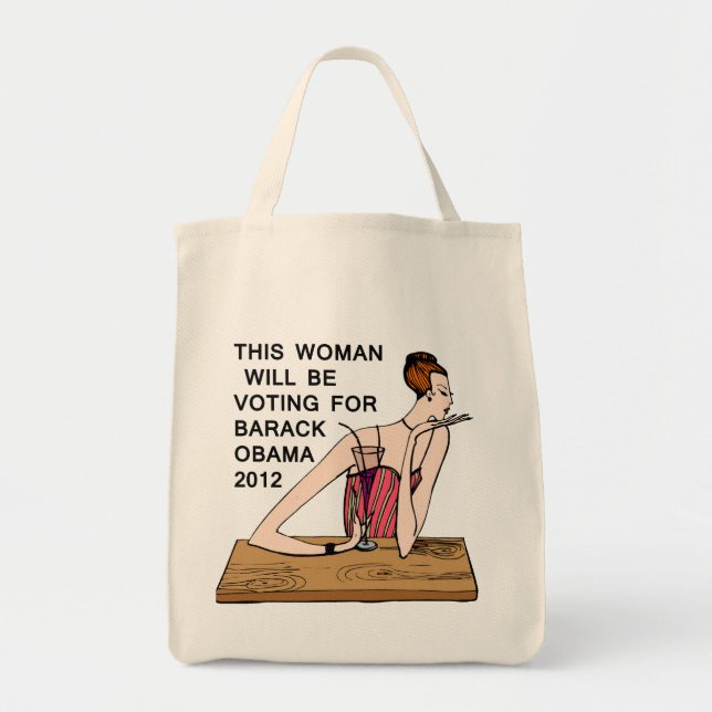 Obama-Taschen-Tasche für Frauen Tragetasche (Vorne)
