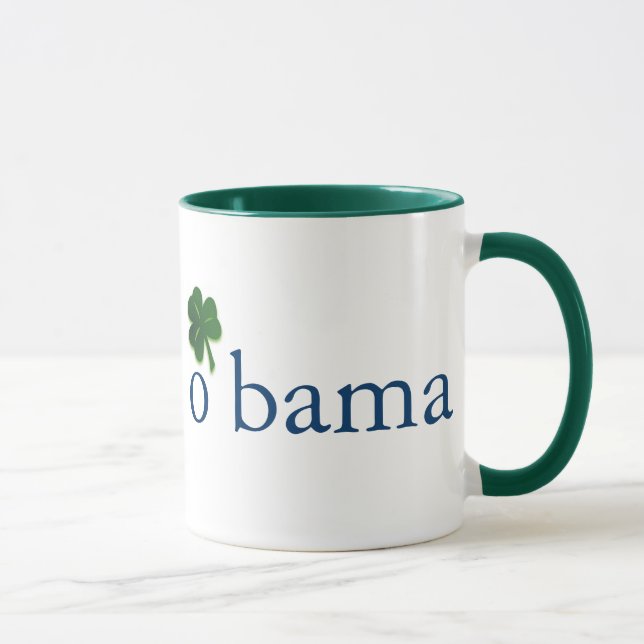 Obama, tasse irlandaise (Droite)