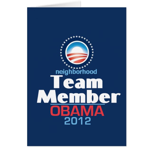 Obama-Teammitglied (Vorne)
