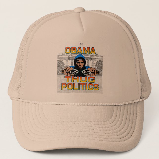 Obama Thug Hat Truckerkappe (Vorderseite)