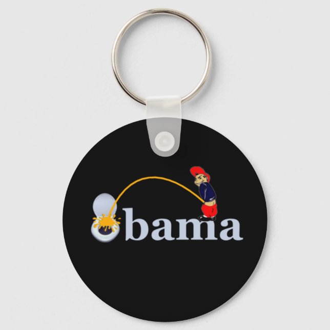 Obama (toilet) schlüsselanhänger (Vorderseite)