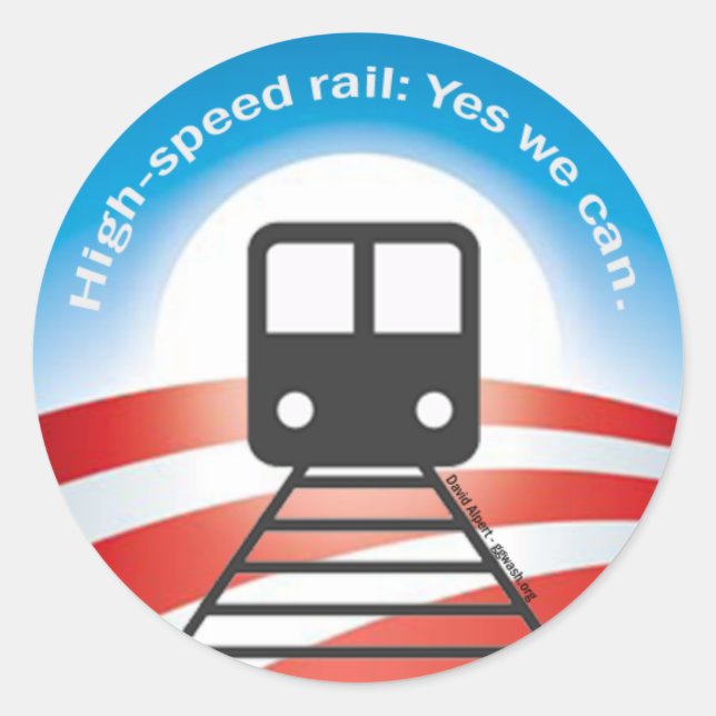 Obama Train Sticker (Vorderseite)